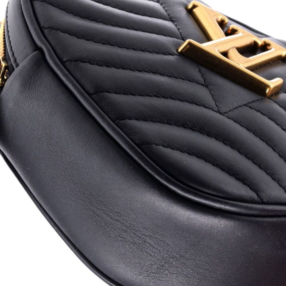 Louis Vuitton New Wave Heart Crossbody Bag Quilted Leather Black - Picture 6 of 9